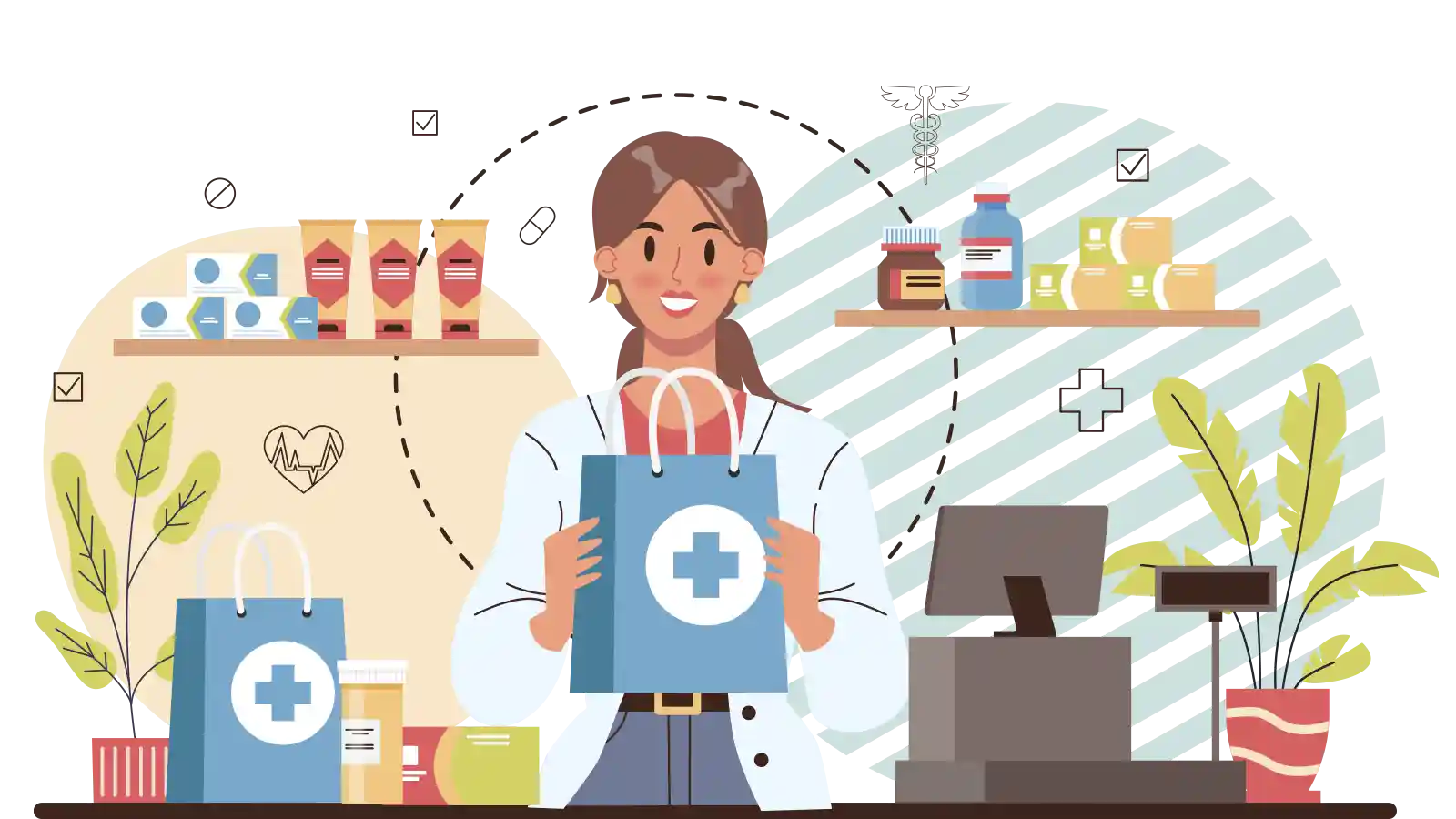 Farmacista al lavoro nel suo laboratorio mentre esegue una preparazione galenica